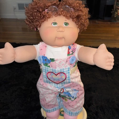 Cabbage Patch Kid Doll Play Along Red Very Curly Hair Green Eyes  CPK PA3
