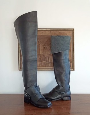 Sehr hohe Herren Stiefel Typ Pirat - Ritter - Musketiere verschiedene Größen