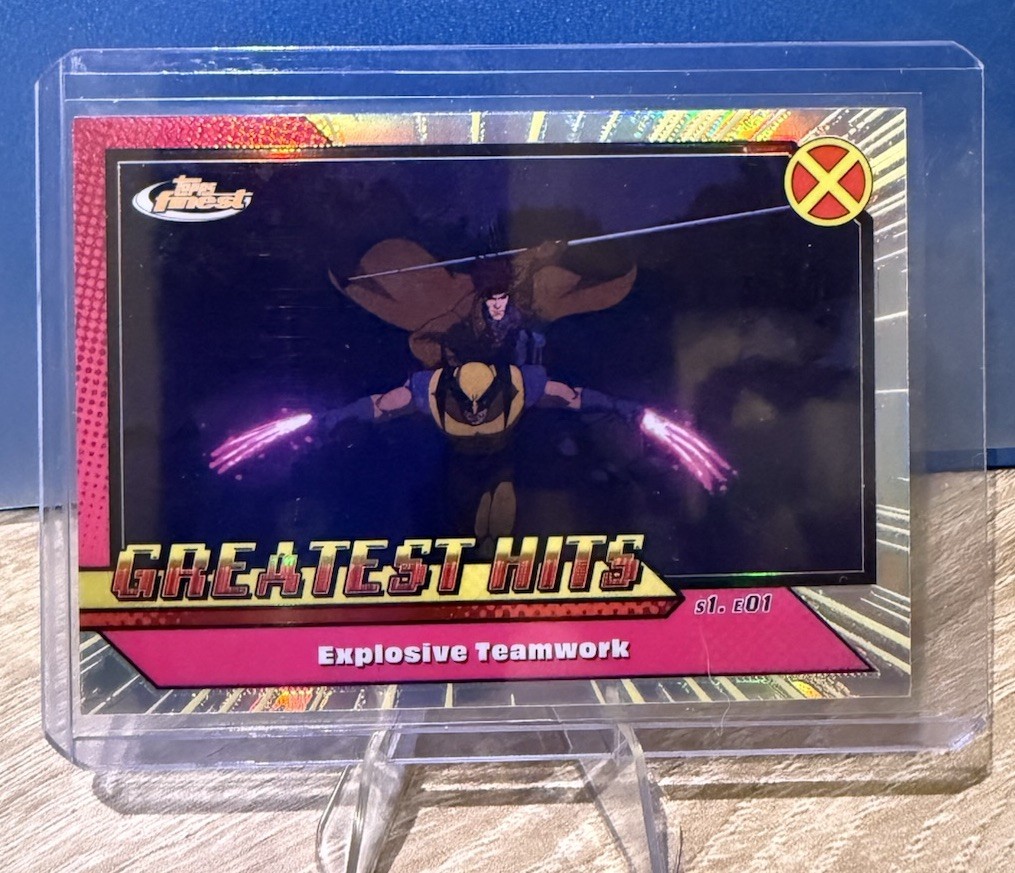 2025 Topps Finest Marvel X-Men '97 Greatest Hits Explosive Teamwork #GH-3