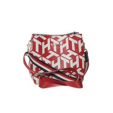 Tommy Hilfiger, Umhängetasche, Damen, Rot/Weiß/Mehrfarbig, Sonstiges, 19 #BaZ