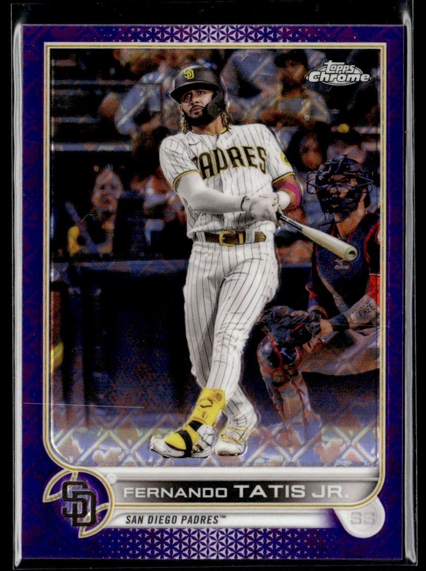 2022 Topps Chrome Logofractor Purple Refractor Fernando Tatis Jr. 043/250 San