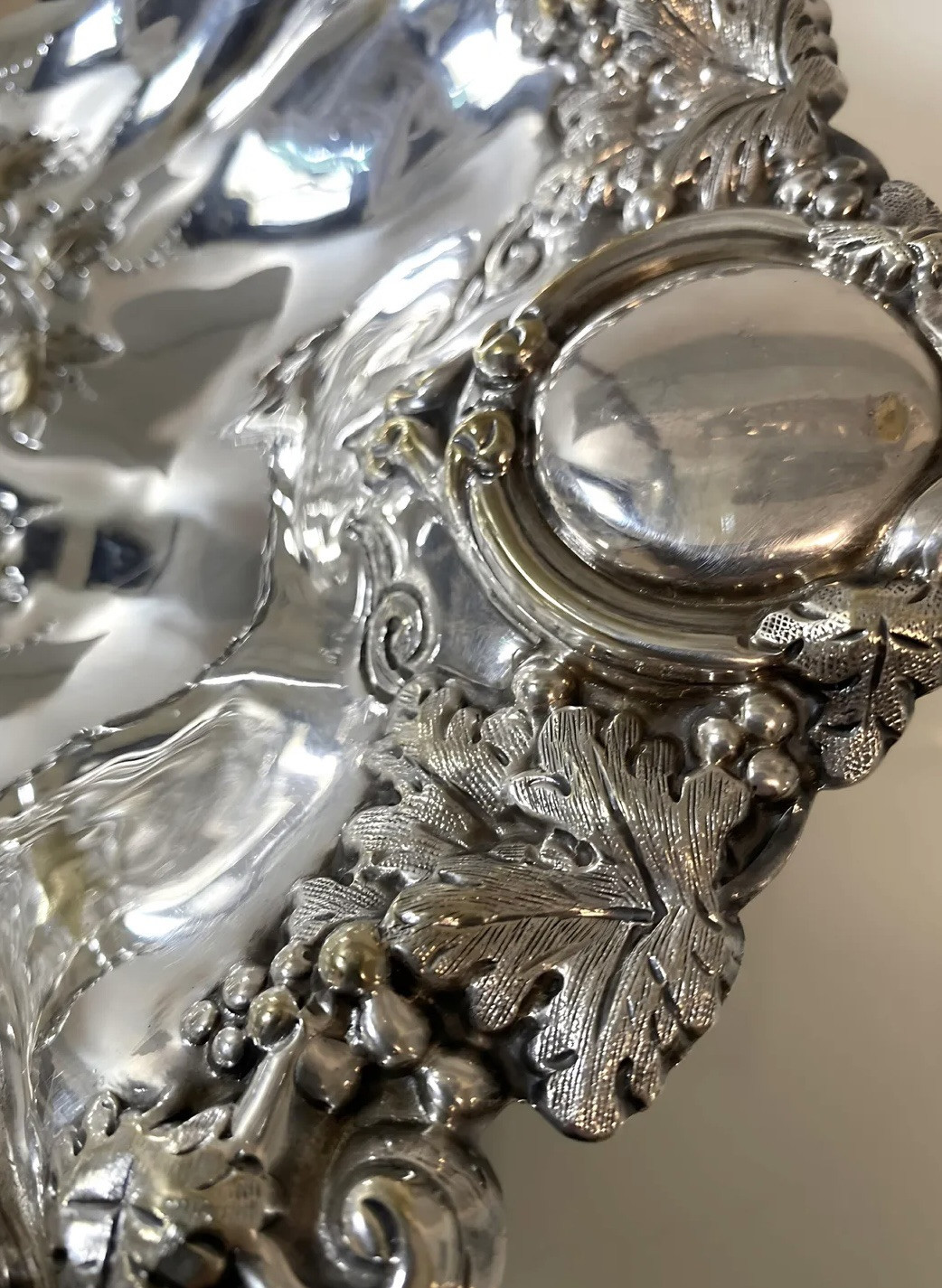 Silber & Fleming England Antique 1876 Silver Plate Bride’s Basket