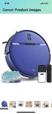 BR151 Robotic Vacuum and Mop Cleaner WiFi App Voice Carpet Tile Hardwood Wet Dry