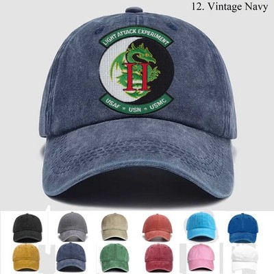 Customized Embroidered Hat Usaf Usn Usmc Light Attack Experiment Ii, Trucker Hat