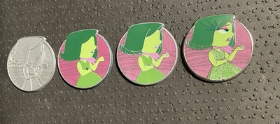 Disney Inside Out Disgust Limited Edition Profile Set. Progression Set.