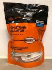 Gallagher G67812 Heavy Duty High Strain Insulator White