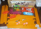 Vintage Hot Wheels Mongoose & Snake Wild Wheelie Drag Set 1971 in Box, WITH CARS