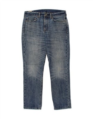 J. CREW Damen Slim Jeans W33 L32 blau Baumwolle FV04