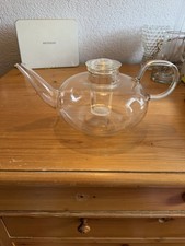 W.Wagenfeld Design Glas Teekanne Feuerfest Saaleglas 1/12 L Bauhaus Kanne