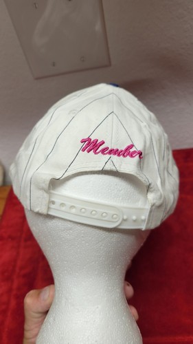 VTG Club Camel Members Vintage 1992 Pinstripe Snapback Hat Ball Cap Embroidered - Picture 3 of 6