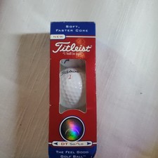 Titleist DT Solo Golf Balls Sleeves 3 Balls Brand New 1