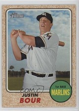 2017 Topps Heritage Gray Back /10 Justin Bour #249 1hp8