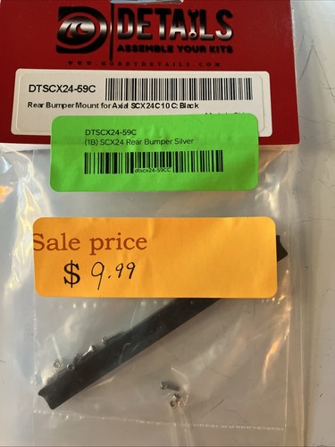 SCX24 Scale Accessories DTSCX24-58 & 59 F/R Bumper Black, VVV-C1043 & VVV-C1052 - Picture 15 of 20