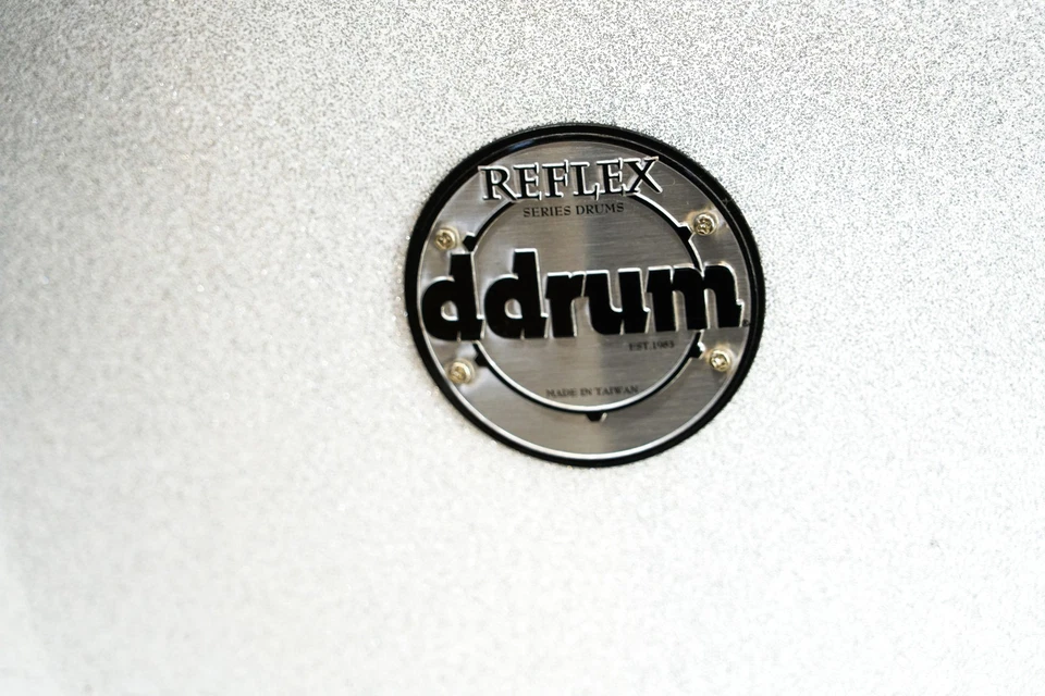 Ddrum Reflex Bombadier Floor Tom Drum 16 x 16" Silver Sparkle Nuevo Foto 2 de 4