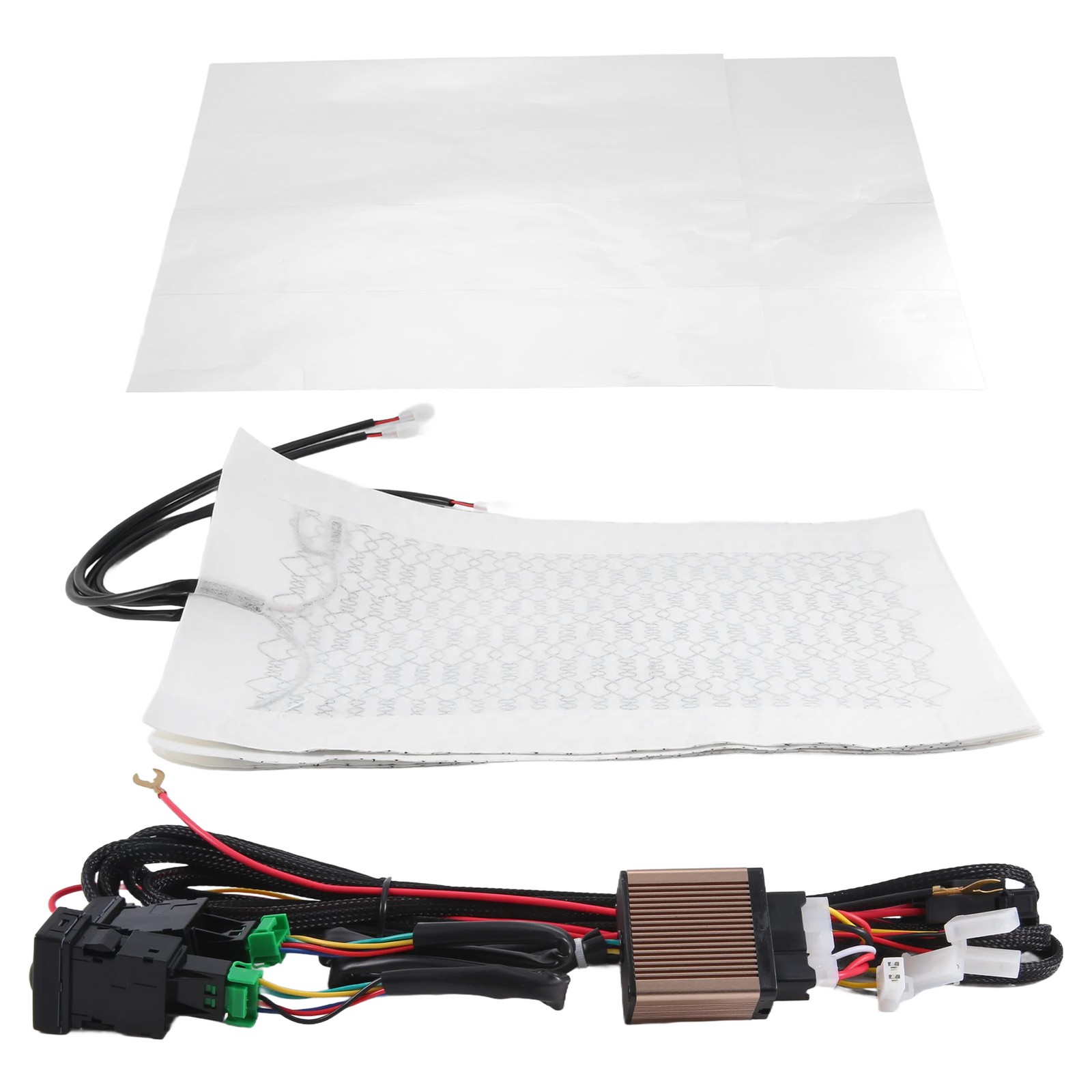 4 StüCk Auto Sitz Heizung 12V Sitz Heizung Mit 2 BläTtern 5 Stufen S6417-image