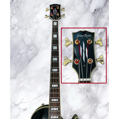 Electric Bass Guitar GrassRoots G-LB-52CC Les Paul Black