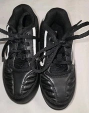 Franklin Sports Baseball Cleat - Black And White Size 10Y Kids Athletic Shoes