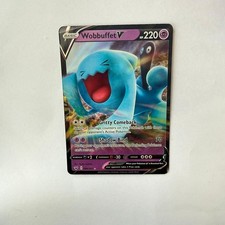 WOBBUFFET V 086/202 HOLO ULTRA RARE POKEMON SWORD & SHIELD NM