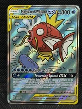 Magikarp & Wailord GX (Alternate Full Art) 161/181 Sm-Team Up Holo [MP/HP]