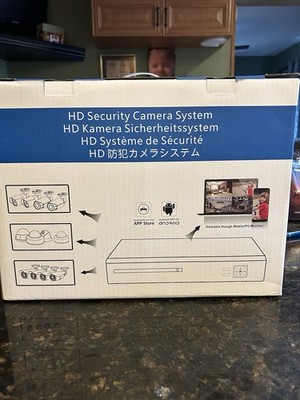 Hd Security Camera System With Four Cameras