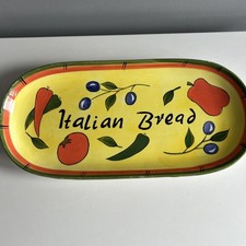 Rayware Italian Bread Serving Platter Plate 36.5 x 17 Cm