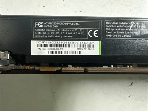 Sapphire Radeon HD 5870 Eyefinity 6 2GB GPU Video Graphics Card 6-mDP Ships FREE - Picture 2 of 3