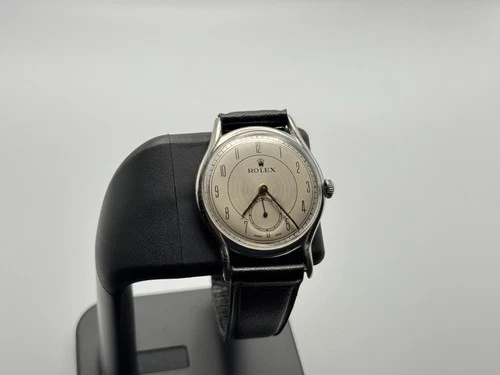 Rolex Vintage Steel Manual Wind 1940s 33.5mm