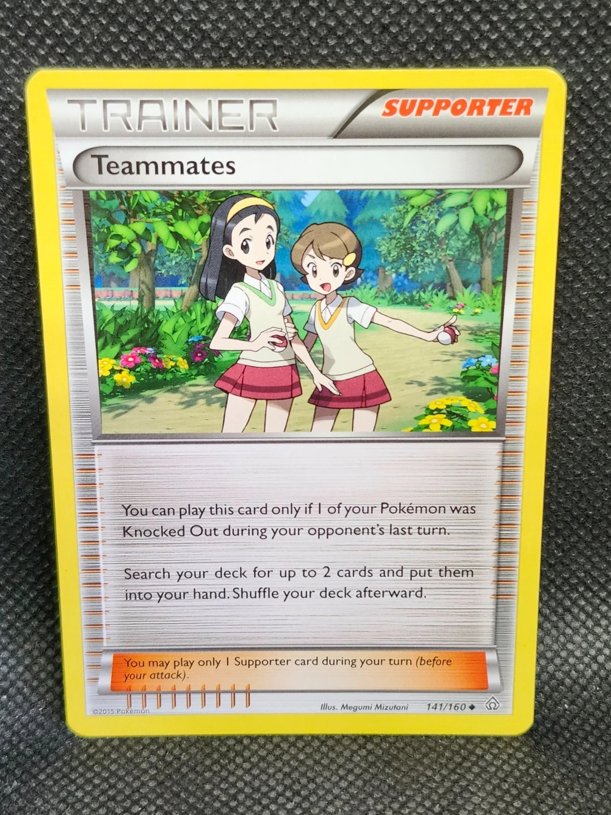 Pokemon Teammates XY Primal Clash 141/160 Excellent Condition
