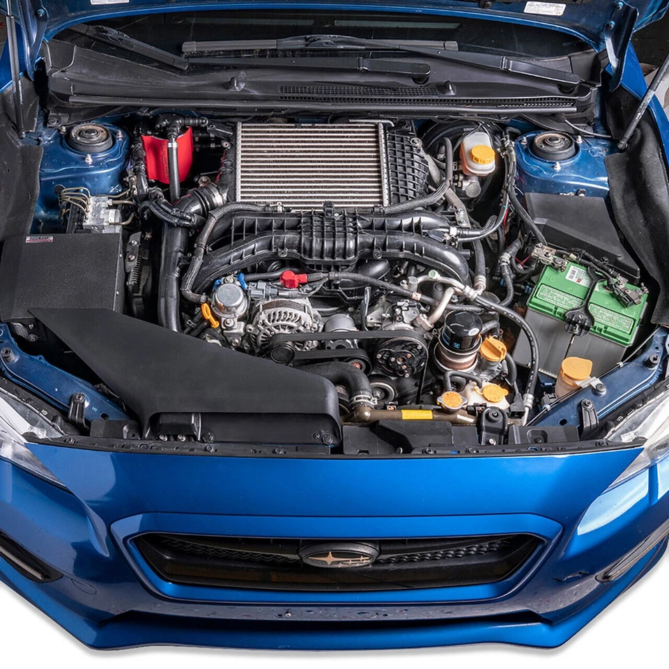 IAG Performance Air Oil Separator AOS for Subaru WRX 2015-21 - Black Foto 3 de 4