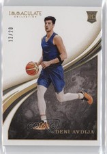 2020-21 Panini Immaculate Collegiate Gold 12/20 Deni Avdija #6 Rookie RC