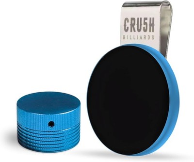 Cru5h Billiards Magnetic Pool Cue Chalk Holder For TAOM Chalk, Machined Aluminum