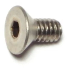 1/4"-20 x 1/2" 18-8 Stainless Flat Head Socket Cap Screws (10 pcs.)