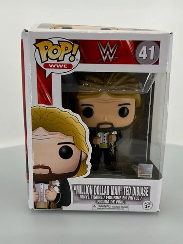 Funko POP! WWE Ted "The Million Dollar Man" Dibiase #41 Vinyl Figure DAMAGED BOX