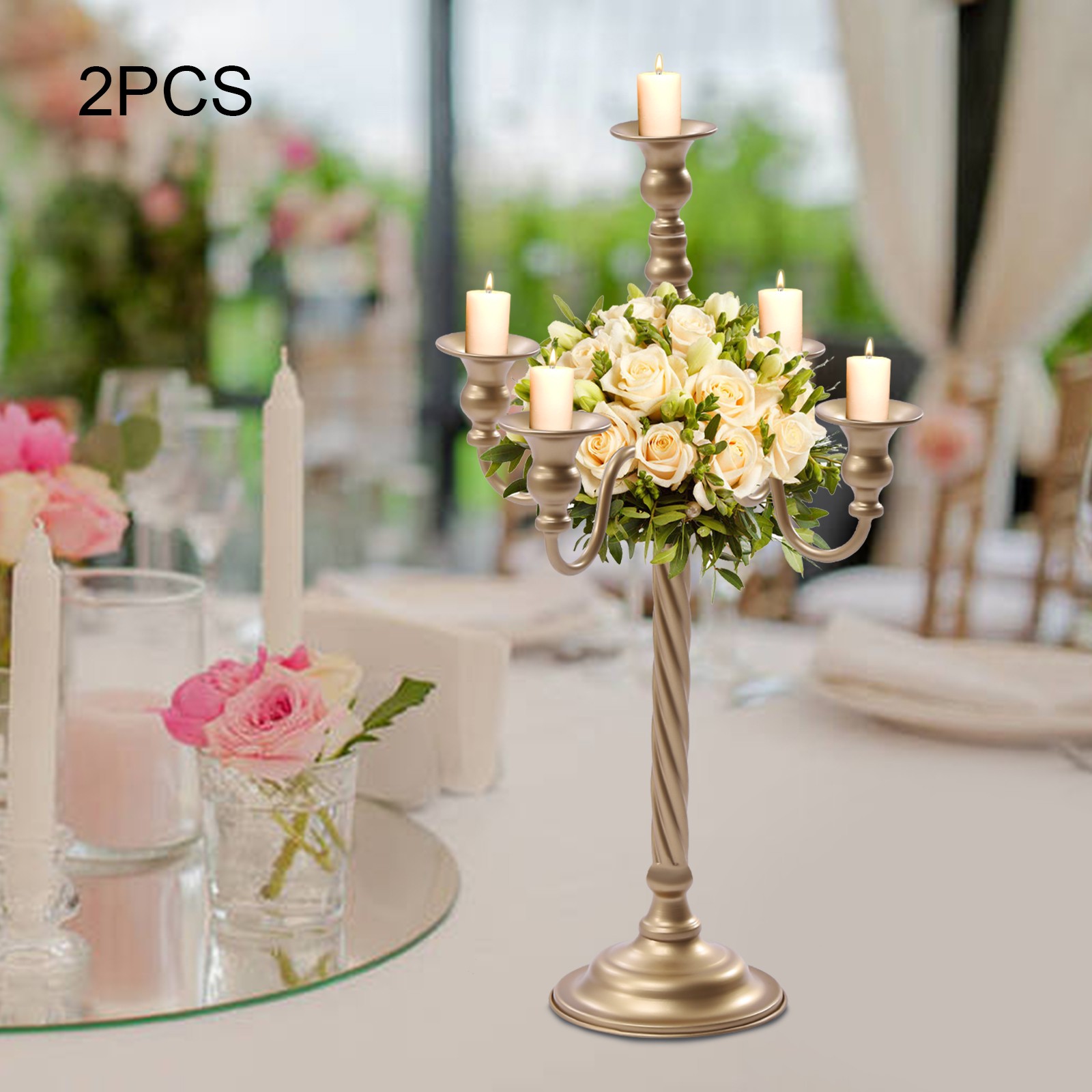 Centerpieces For Tables 5 Head Tall Candles