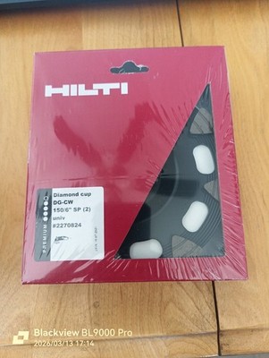 NEW 2 Pack Hilti Cup Wheel, Diamond cup DG-CW 150/6in SP Univ #2270824