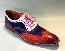 Melvin & Hamilton Luxus Herren elegante Lederschuhe,Mehrfarbig.Gr.41,TOP NP:199€
