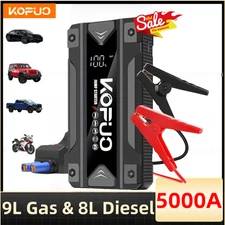 5000A Car Jump Starter Auto Battery Booster LED Power Bank Pack USB Fast Charger