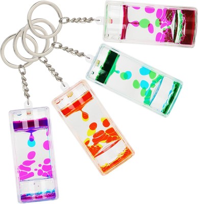 Liquid Motion Bubbler - Colorful Hourglass Timers 4 Pieces 