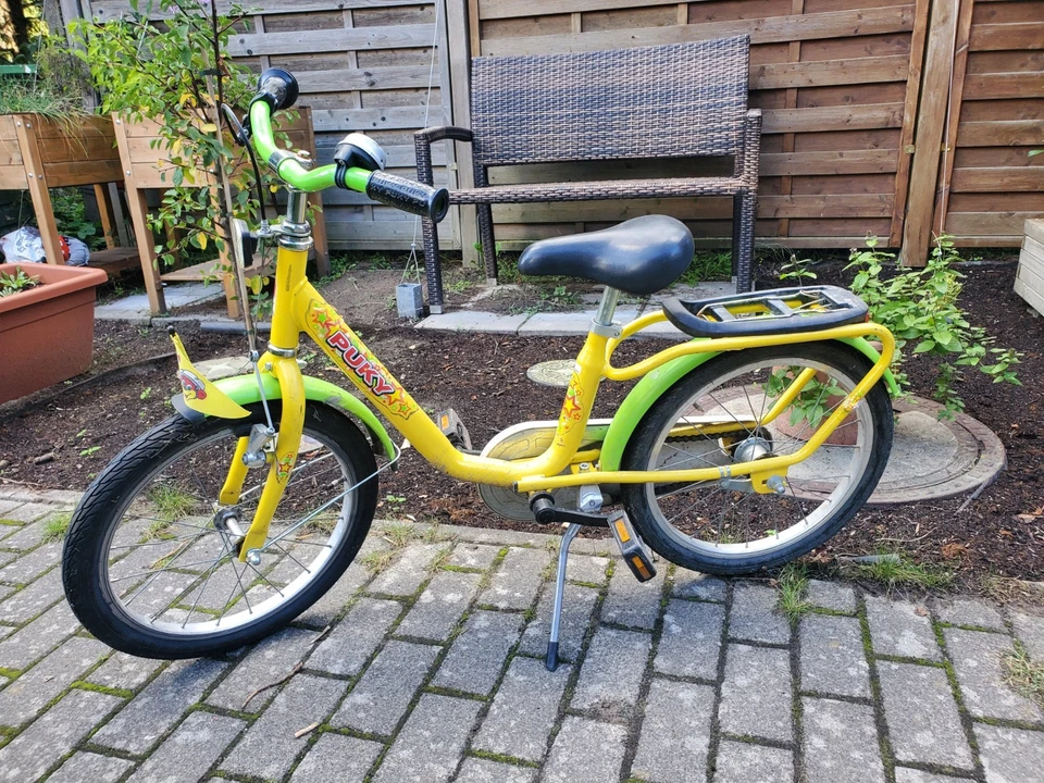 Puky Kinderfahrrad 18 Zoll Gelb Kinderrad Fahrrad gebraucht