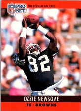 1990 Pro Set - Ozzie Newsome #75 Born Little Rock, AR