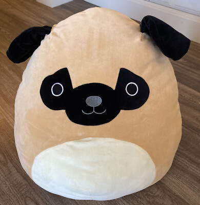 NEW Squishmallow Kellytoy Plush Prince The Pug As Watermelon 8