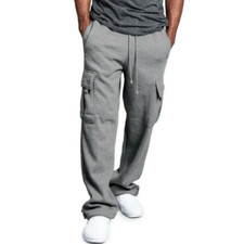Men s Pants Cargo Sweatpants Trousers Tracksuit Bottoms Jogging Sports