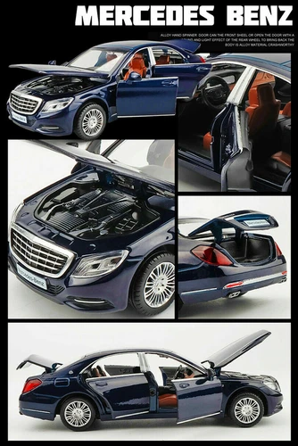 1:32 Mercedes Benz S600 Class Diecast Car Model Collection Pull