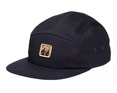 The Landmark Project, Public Lands Woven Patch 5-Pannel Hat, Navy Blue, O/S