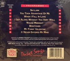 123  LINDA RONSTADT  POCKET SONGS/ JUST TRACKS KARAOKE CDG  LOT MI