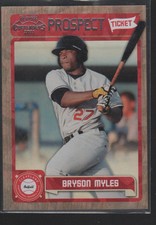BRYSON MYLES 2011 PLAYOFF CONTENDERS PROSPECT TICKET CRYSTAL COLLECTION RT32/299