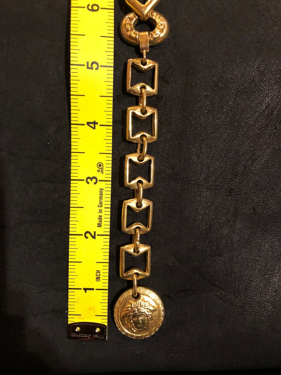 VERSACE GIANNI VERSACE BELT Necklace AUTH MEDUSA Vintage  display picture 1