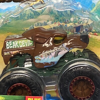 BEAR DEVIL* Hot Wheels Monster Truck Metal Body | eBay