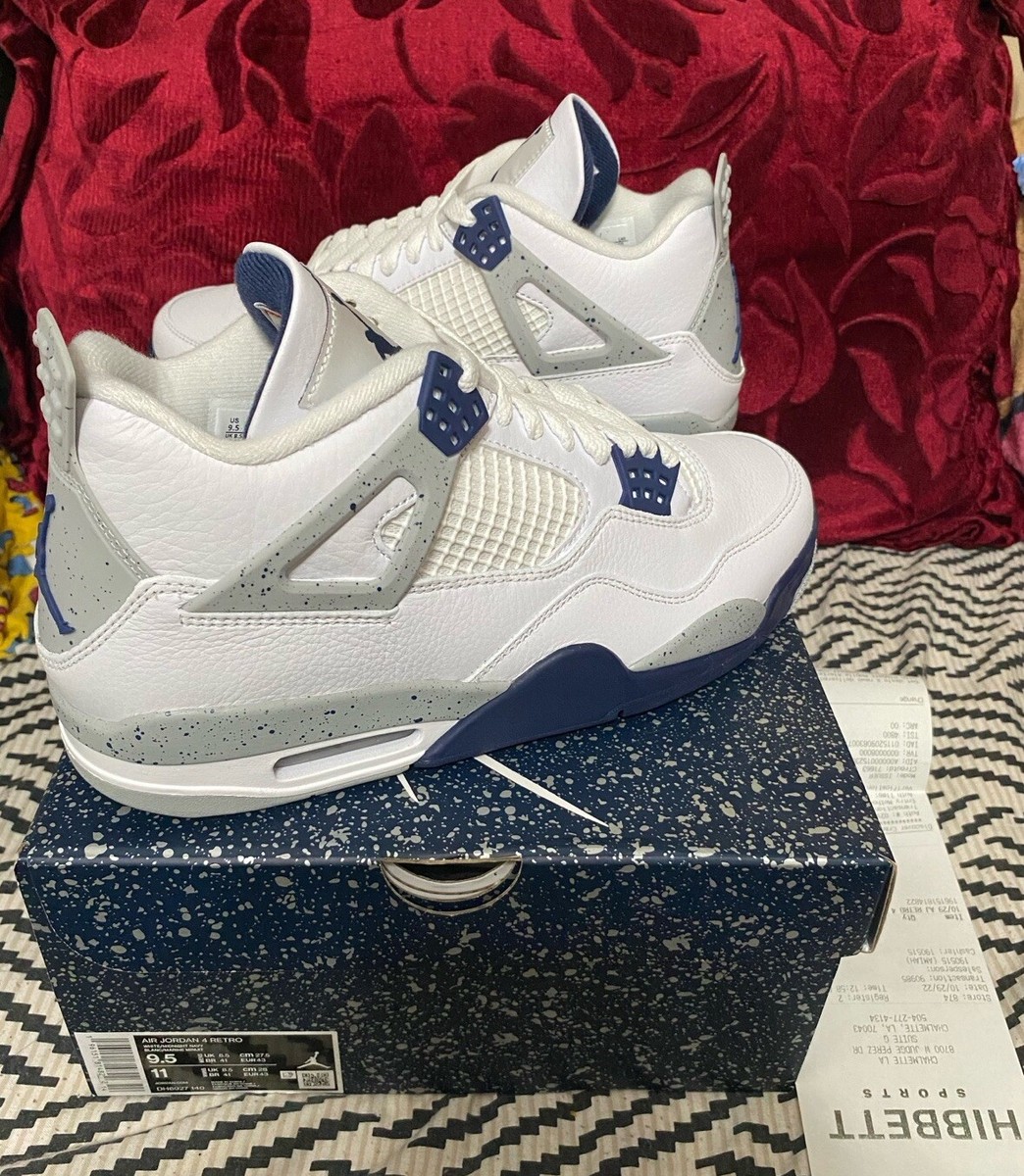 あていたAir Jordan 4 ミッドナイトネイビー Size 7.5 - Jordan 4 Retro Mid Midnight Navy for sale online | eBay