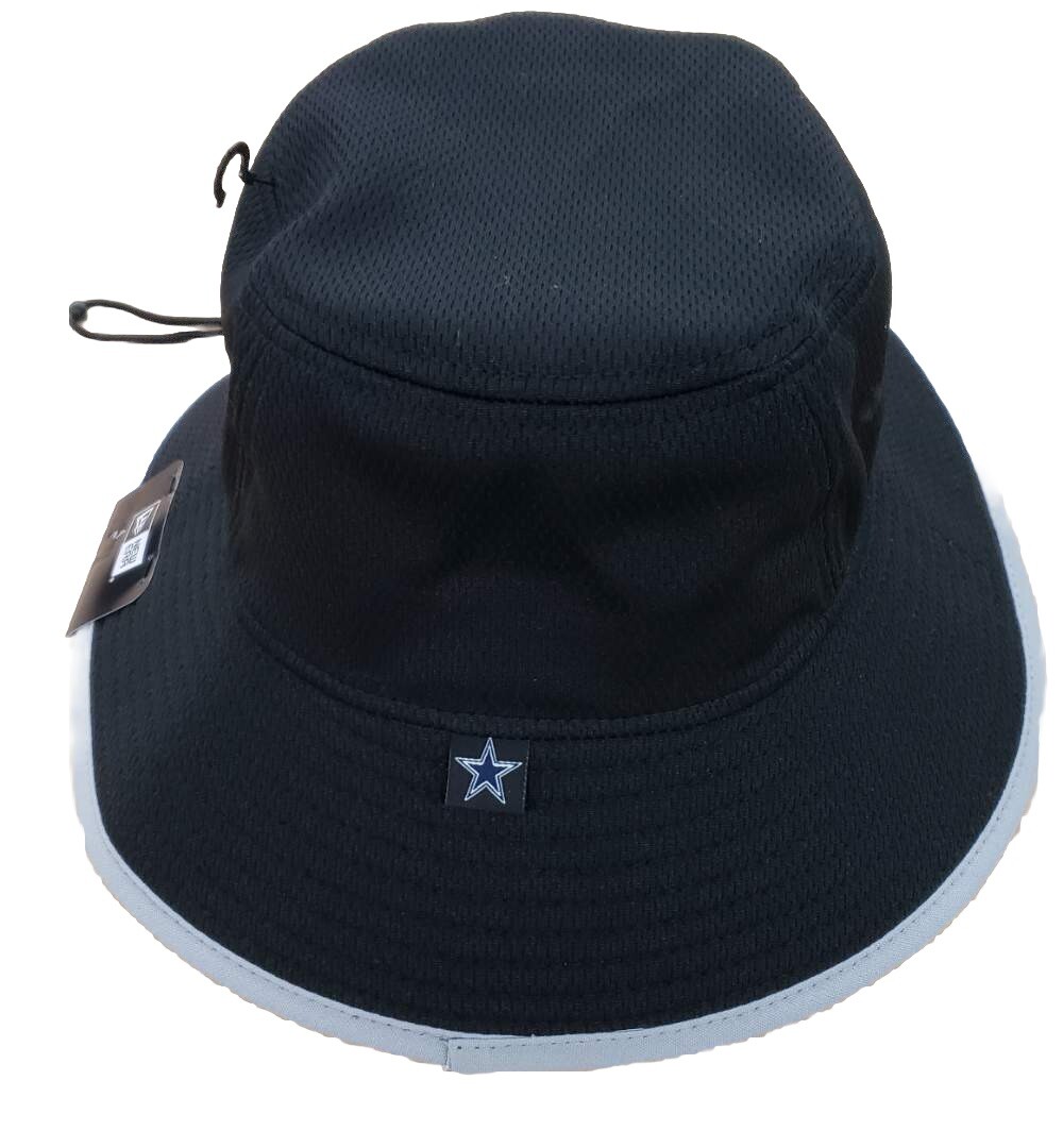 DALLAS COWBOYS OFFICIAL TRAINING NFL NEW ERA BUCKET HAT BLACK